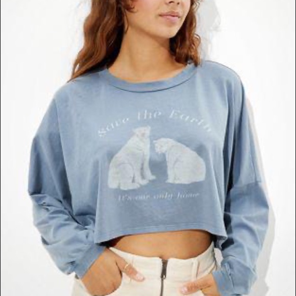 American Eagle Crop Top